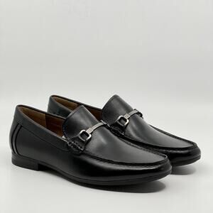 Steve Madden Privacy Men’s Loafers Black Leather Dress Shoes – Size 8 New in Box